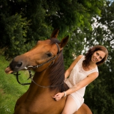 Pferd Mensch Shooting Merlin1