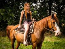 Pferd Mensch Shooting Merlin1