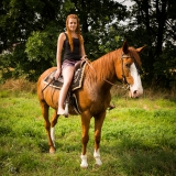 Pferd Mensch Shooting Merlin1