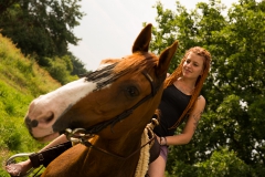 Pferd Mensch Shooting Merlin1