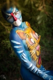 Safari Bodypainting Outdoor König der Löwen Merlin1