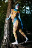 Safari Bodypainting Outdoor König der Löwen Merlin1