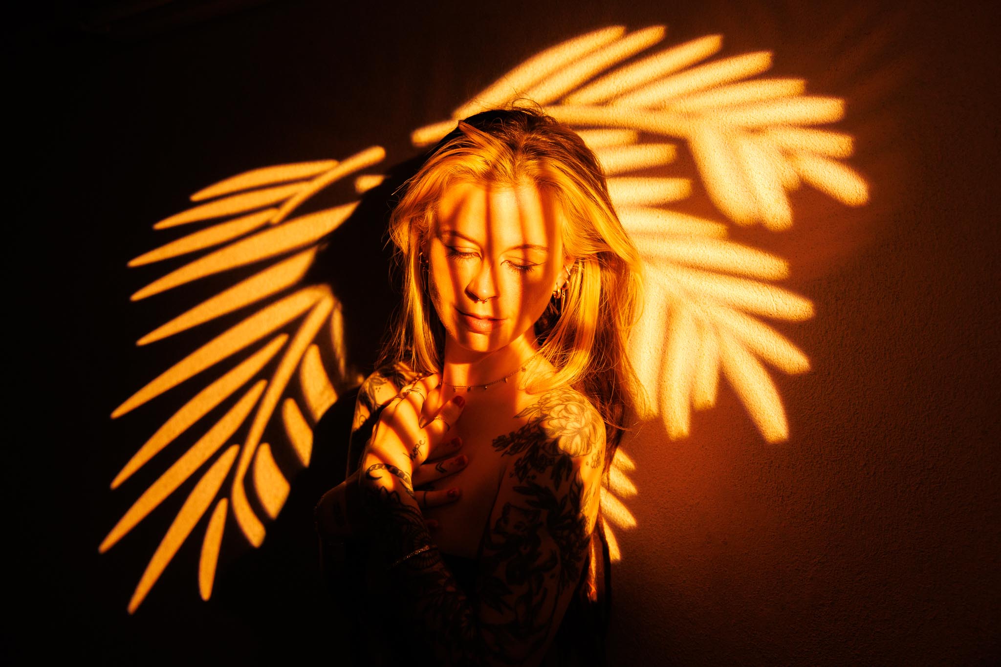 Juliana im warmen Licht